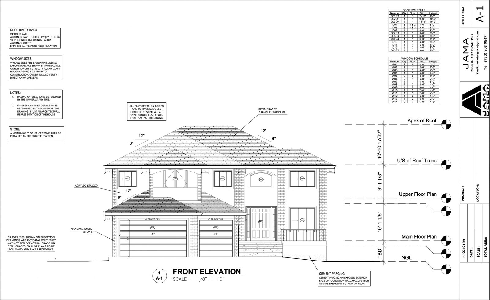 2-Storey House - Hamzeh Abdu - Building Permit Drawings - 30-10-